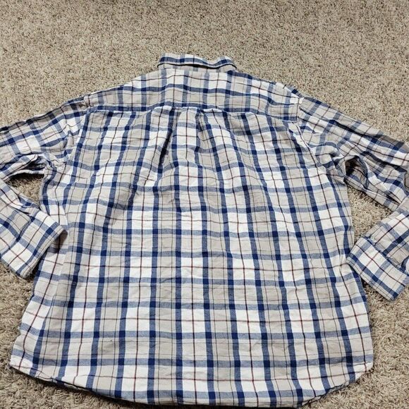 Cabelas Flannel Shirt Mens XL Multicolor Button Up Plaid Long Sleeve Outdoors - Picture 6 of 8